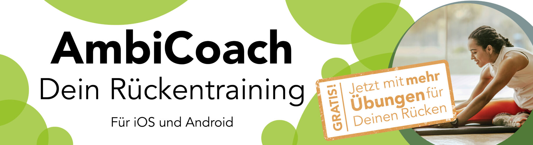 AmbiCoach. Dein Rückentraining. Für iOS und Android