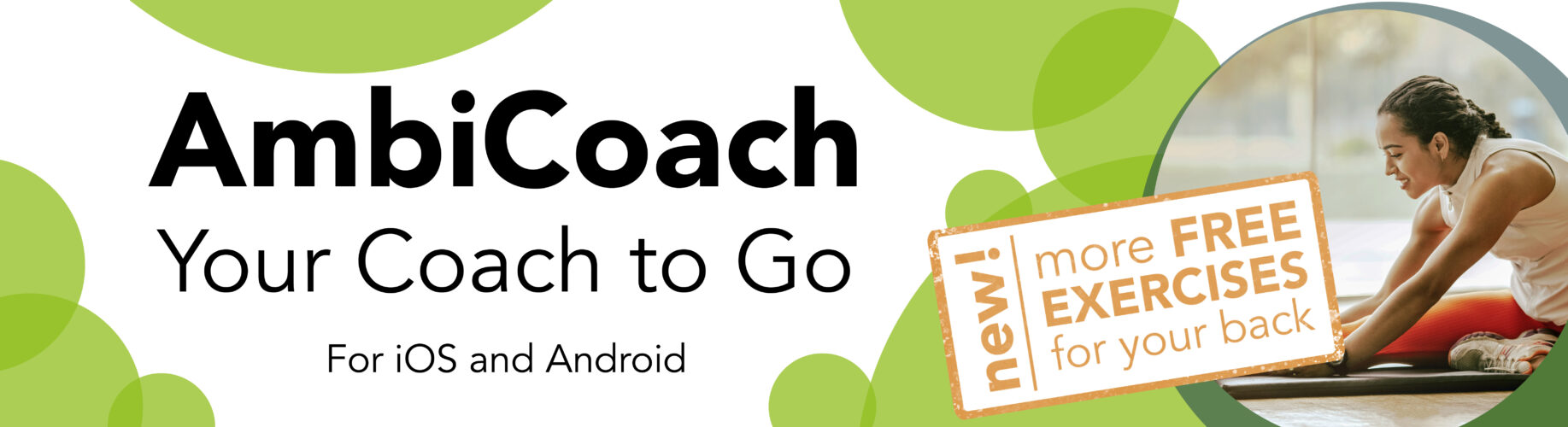 AmbiCoach. Your Coach to Go. For iOS and Android.